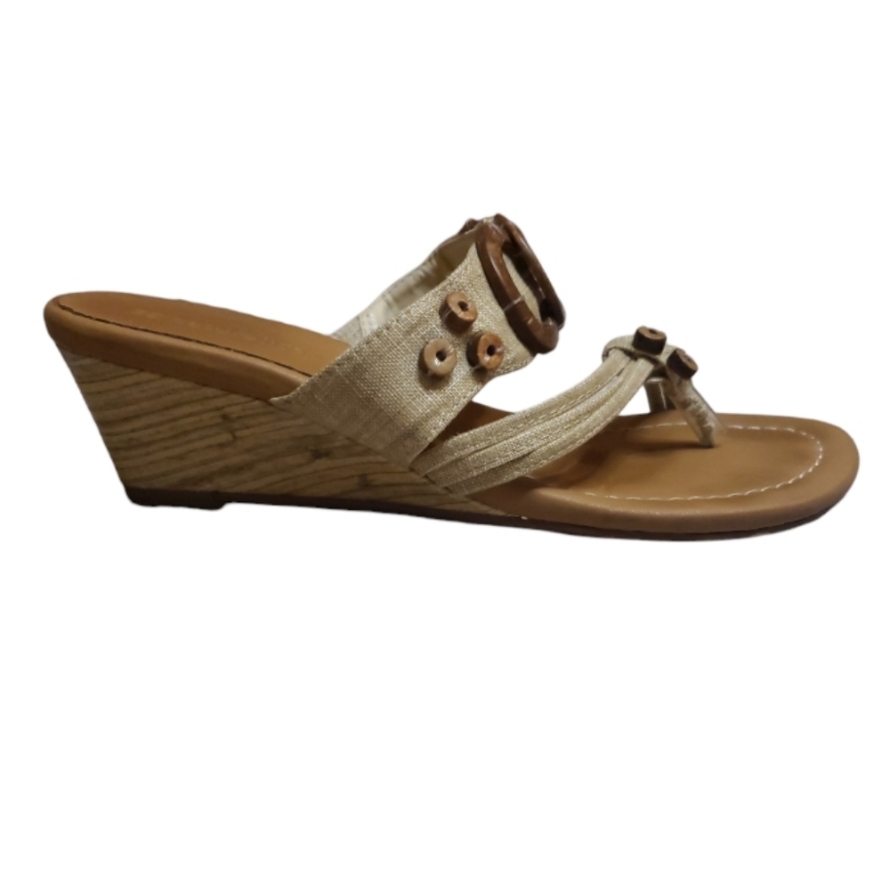 Naturalizer - Wedge Slip On Sandals - 6 - EUC
